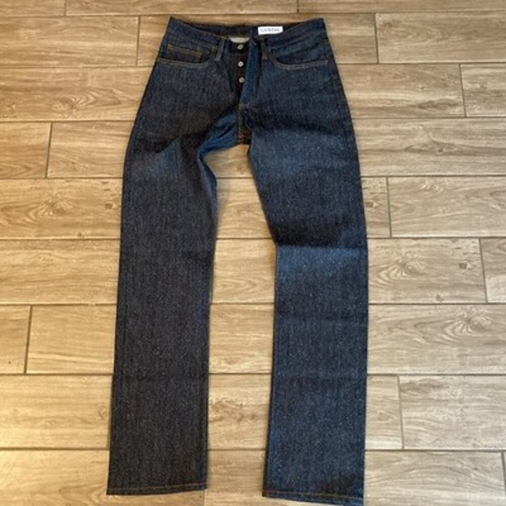 Gustin Jeans Indigo Blue Denim #605 THE SUVIN SILK SELVEDGE California Straight